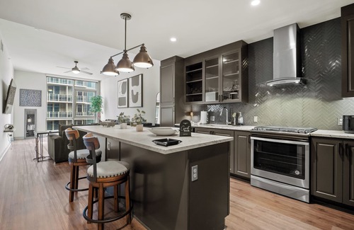 Uptown Apartment | Victory Park High Rise, By AA Center, Entire Apartment