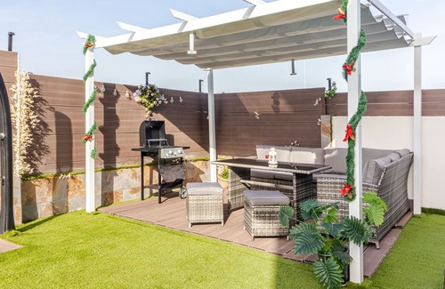 Las Palmas de Gran Canaria Villa | VILLA SAMPEREZ, P.ALTA Pool + Garden + BBQ + 3 Bedrooms + 6 People