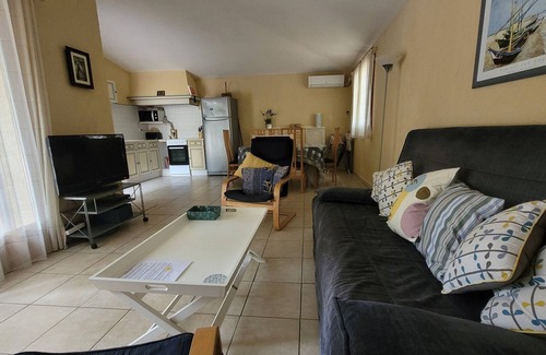 Villelongue-de-la-Salanque House | VILLA FOR 8 POOL/GARDENS BEACHnMas de la Rivière , Villelongue de la Salanque