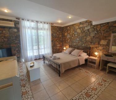 Plomari Apartment | Vila 650 sqm, with Private Pool, 10 bedrooms with ensuite bathrooms & kitchen to each room - Elia Village by Irida Iris Group