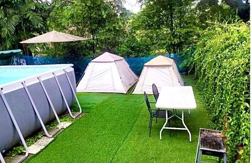 Ciawi Villa | Vila Vimala Hills 3Bedroom Privatepool Tenda camping dan ayunan