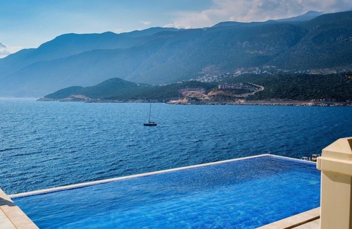 Kas Villa | Villa Alis Amazing Sea view with Private Jetty