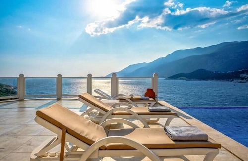 Kas Villa | Villa Alis Amazing Sea view with Private Jetty