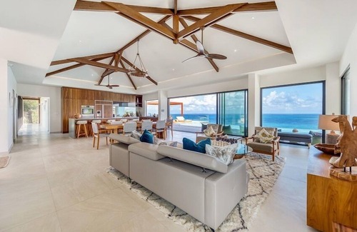 Les Terres Basses Villa | Villa Amandara | Ocean View - Located in Beautiful Terres Basses with Private Pool