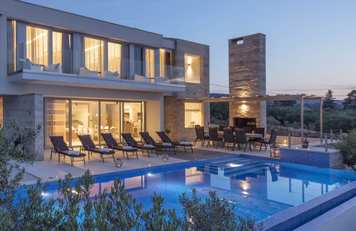 Splitska Villa | Villa Ana ,Contemporary design, Cutting-edge technology, Beautiful sea view