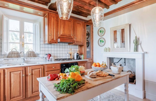 SantʼAndrea di Compito Villa | Villa Aperitivo, Romantic and Panoramic Stone Farmhouse with Private Swimming Pool on the Hills of Lucca close to Lucca, Pisa and the Compitese area