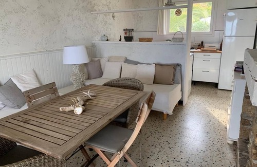 Sari-Solenzara Villa | Villa Arbousier, 180° sea view, large terrace, 8 people