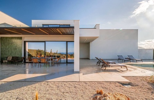 Partinico Villa | Villa Armonia: Coastal View with Private Pool