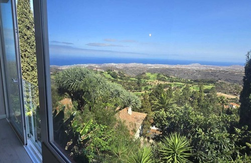 Santa Brigida Apartment | Villa bandama golf Artenara Suite-02 with sea views, Wi-Fi and air conditioning