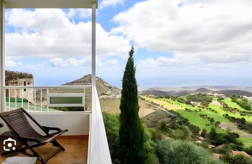 Santa Brigida Apartment | Villa bandama golf Artenara Suite-02 with sea views, Wi-Fi and air conditioning