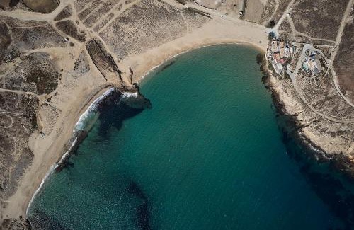 Ftelia Villa | Villa Barbarossa - Elegant Beachfront Retreat with Heated Pool & Outdoor Gym