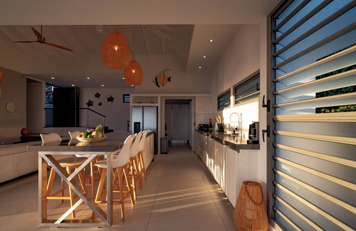 Grand-Bourg Villa | Villa Belle Galante with 180° sea view and infinity pool, 5 AC bedrooms