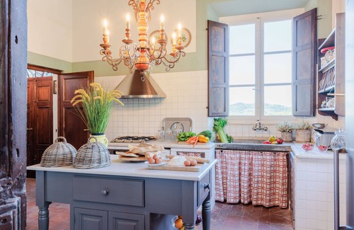 Lucca Villa | VILLA BORBONE in Pieve Santo Stefano, a Luxury Renaissance Panoramic 9 Bedrooms Retreat Villa with Private Pool