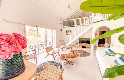Orient Bay Villa | Villa Bulle clothing optional around the prival pool