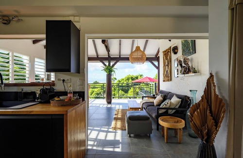 Grand-Bourg Villa | Villa Bwacajou 4-Star rated with private pool and view of the sea and Dominique
