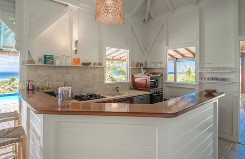 Grand-Bourg Villa | Villa Capi with a private salty pool and 3 air-conditioned bedrooms