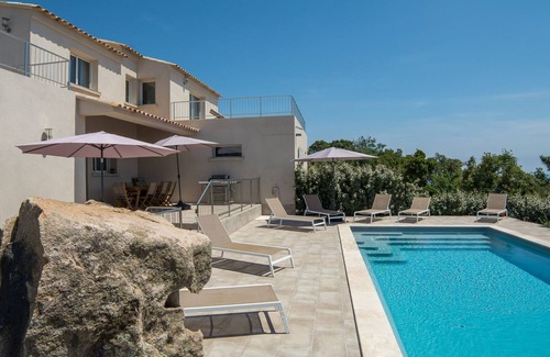 Pinarellu Villa | Villa CASALINA - Exceptional sea views and heated pool