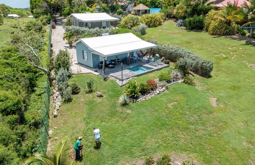 Le Moule Villa | Villa Corail Blanc 4 *, a dream view at Domaine Bonheur Indigo!