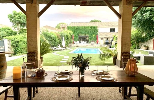 Villeneuve-les-Beziers Villa | Villa D'architecte Avec Piscine Dans Ancien Domaine Viticole à 10min de la Plage