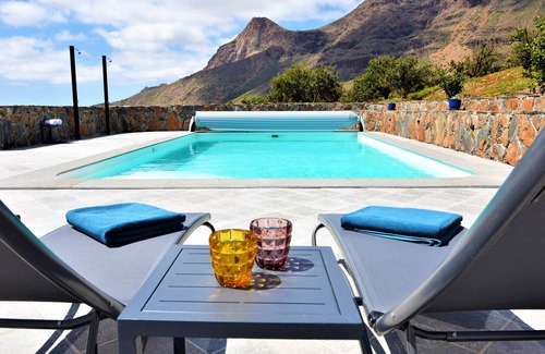 Fataga House | Villa Fataga - Unique villa with heated pool