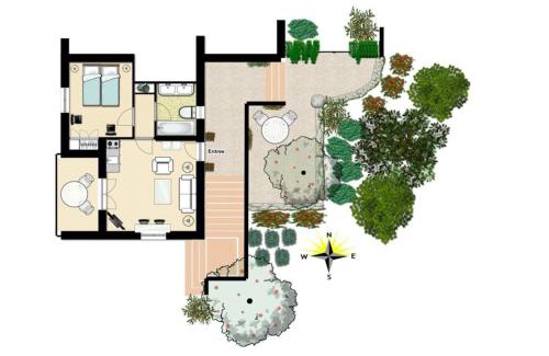 Montbrun-les-Bains Apartment | Villa Fleury Appartement