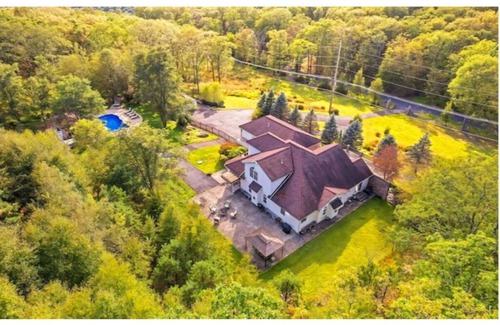Bushkill Villa | Villa Fodera (Pocono Mnts) w/Game Lounge, Hot Tub, Sauna, Fire Pit & ATVs !