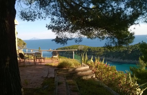 Campo nell'Elba House | Villa in Fetovaia at 200 mt from beach , big garden , beautiful sea view
