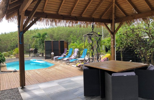 Grand-Bourg Villa | Villa Kaz à Colibri with swimming pool for a relaxing break with family or friends.