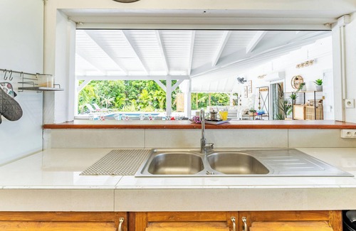 Grand-Bourg Villa | Villa Moca offering sea views with private saltwater pool ideal for 8 people