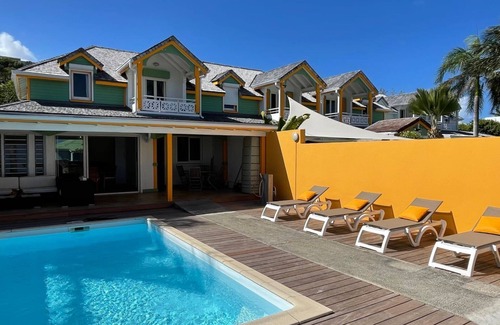 Orient Bay Villa | Villa NATICA, Piscine Privée, 150m plage d’Orient Bay Citerne