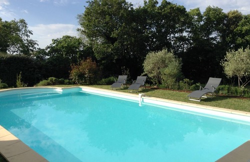 La Capelle-et-Masmolene House | Villa on one level with pool near Uzès