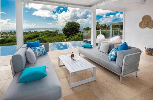 Grand-Bourg Villa | Villa Olina vue mer, jardin piscine