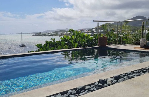 Cul de Sac House | VILLA PINEL BAY VIEW - Sea and St Barth view villa with pool and sea access