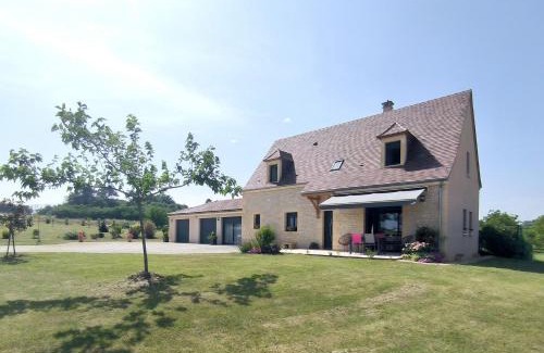 Saint-Crepin-et-Carlucet Villa | Villa Poujol en Dordogne, piscine chauffée