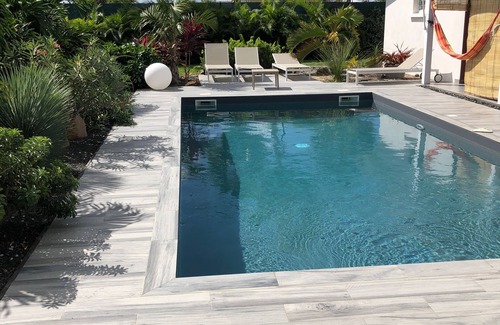 Saint-Francois House | Villa + pool near the beach of clear grapes and the golf of ST FRANCOIS