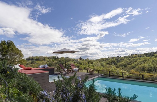 Palaia Villa | Villa Riparossa in den Hügeln der Toskana