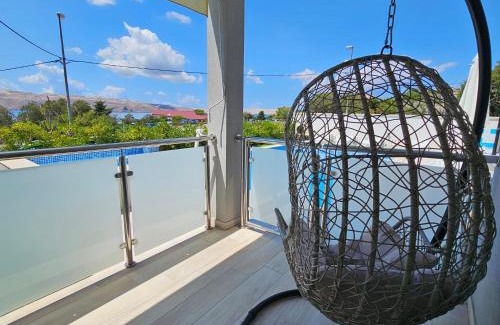 Karlobag Apartment | Villa Stella with pool and seaview