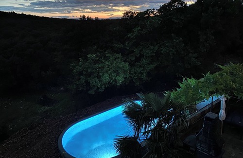 Donji Zagon House | Villa Theresa Croatia 220m above the Adriatic Sea with pool,whirlpool and sauna