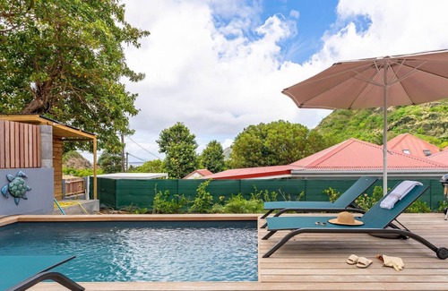 Terre-de-Haut Villa | Villa Topaze with saltwater pool and 3 air-conditioned bedrooms for 6 people
