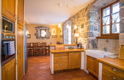 Skrbcici Villa | Villa with pool, courtyard, olive garden, sea view -TRAVELER Reiseburo Krk - ID 2147