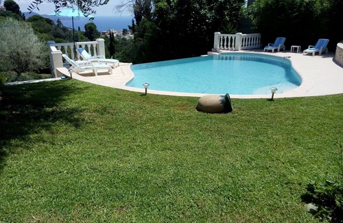 Ventabrun Villa | Villa with pool, quiet, sea view 10 min from the beaches