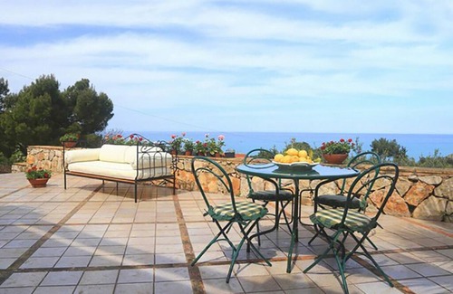 Castellammare del Golfo Villa | Villa with swimming pool with spectacular sea views and Mediterranean vegetation