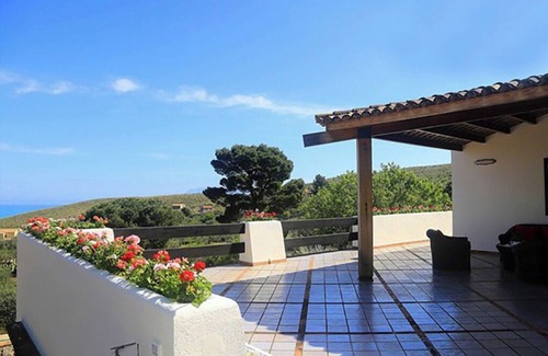 Castellammare del Golfo Villa | Villa with swimming pool with spectacular sea views and Mediterranean vegetation