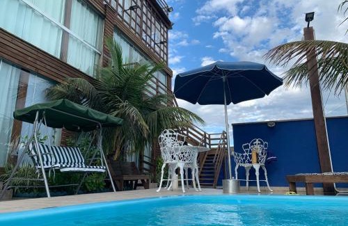 Enseada House | Villas de Portugal - Apartamento com suíte e Varanda Gourmet, Piscina - Praia do Ervino