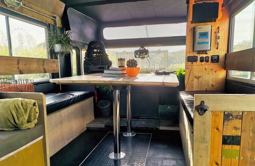 Battle Cabin | Vintage all terrain Italian army truck