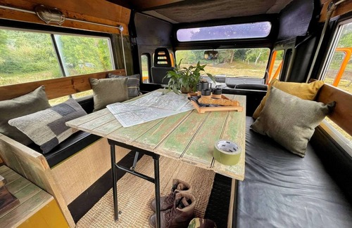 Battle Cabin | Vintage all terrain Italian army truck