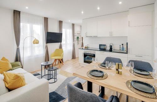 St. Gallen Apartment | VISIMO Apartments St Georgen-Strasse St Gallen - Design City Nature