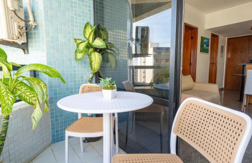 Barra Apartment | Vista Mar ao Lado do Shopping Barra com Garagem e Ar