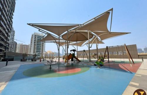 Dubai Sports City Apartment | Vogue Elite Sports City One Bedroom Apartment with Balcony with Golf Views