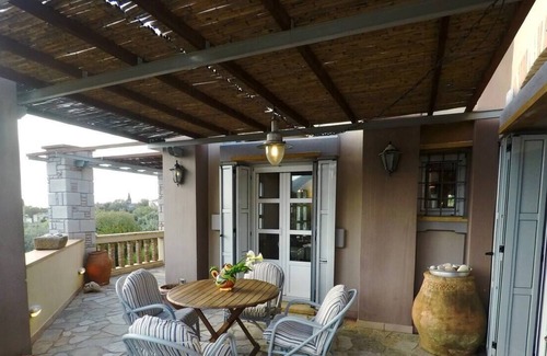 Vrontados Villa | Vrontados Family Villa Top View